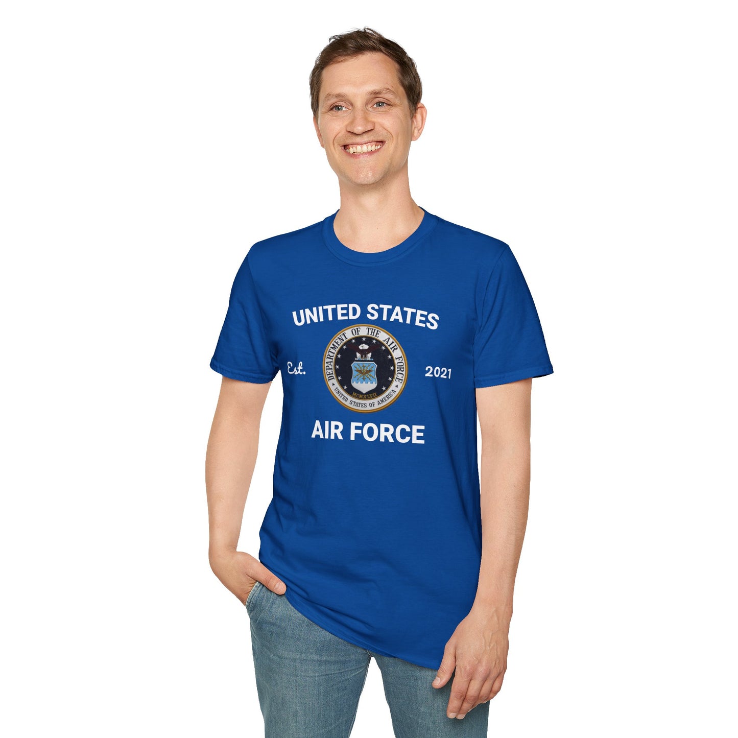 Air Force Softstyle Unisex Tee – Proud, Soft, and Patriotic