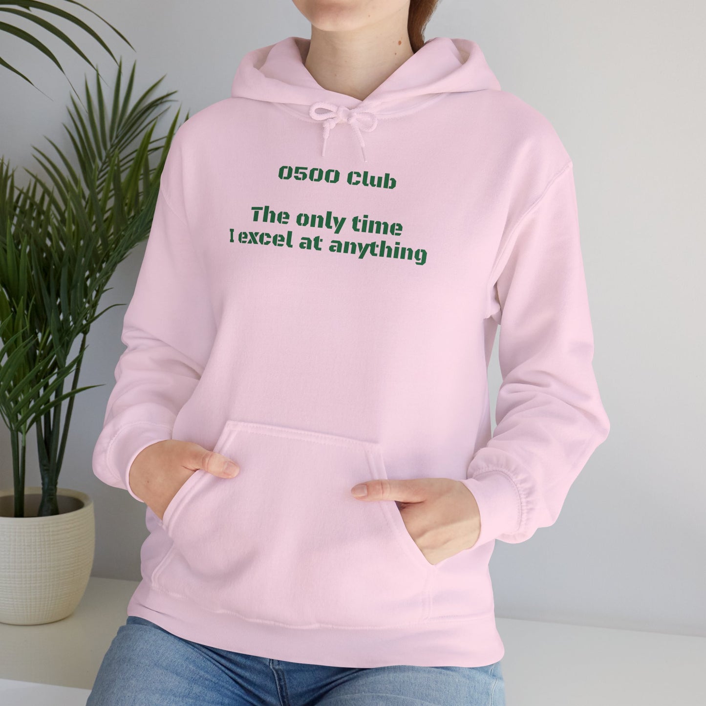 “0500 Club” Heavy Blend Hoodie – Military Morning Motivation (Sort of)