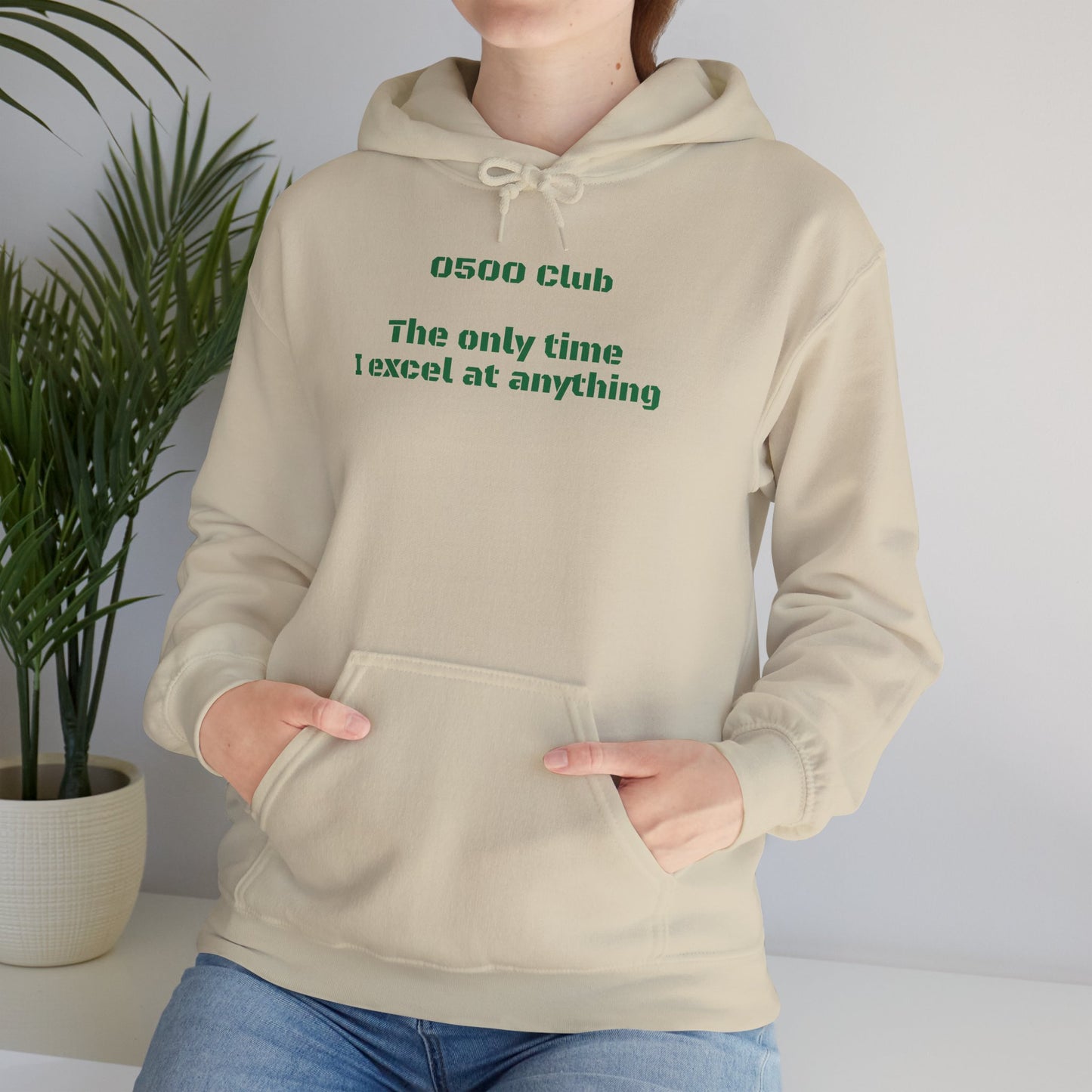 “0500 Club” Heavy Blend Hoodie – Military Morning Motivation (Sort of)