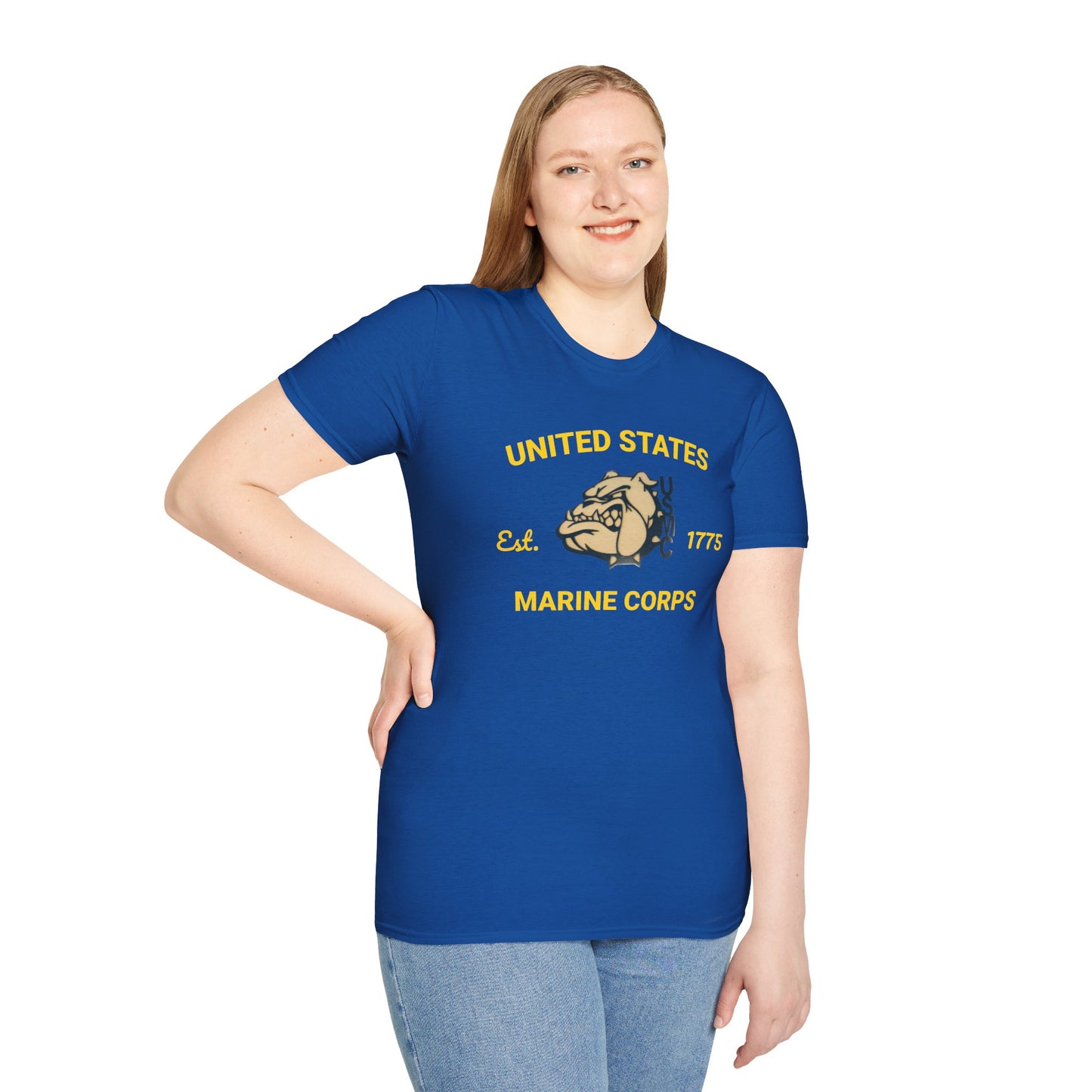 USMC Unisex Soft style Tee – Proud Marine Corps Comfort