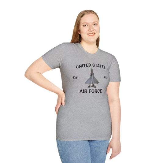 Air Force Softstyle Unisex Tee – Proud, Soft, and Patriotic