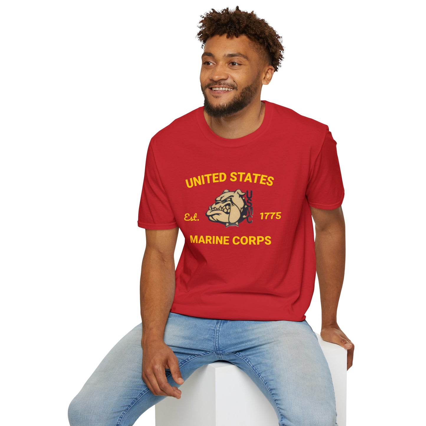 USMC Unisex Soft style Tee – Proud Marine Corps Comfort