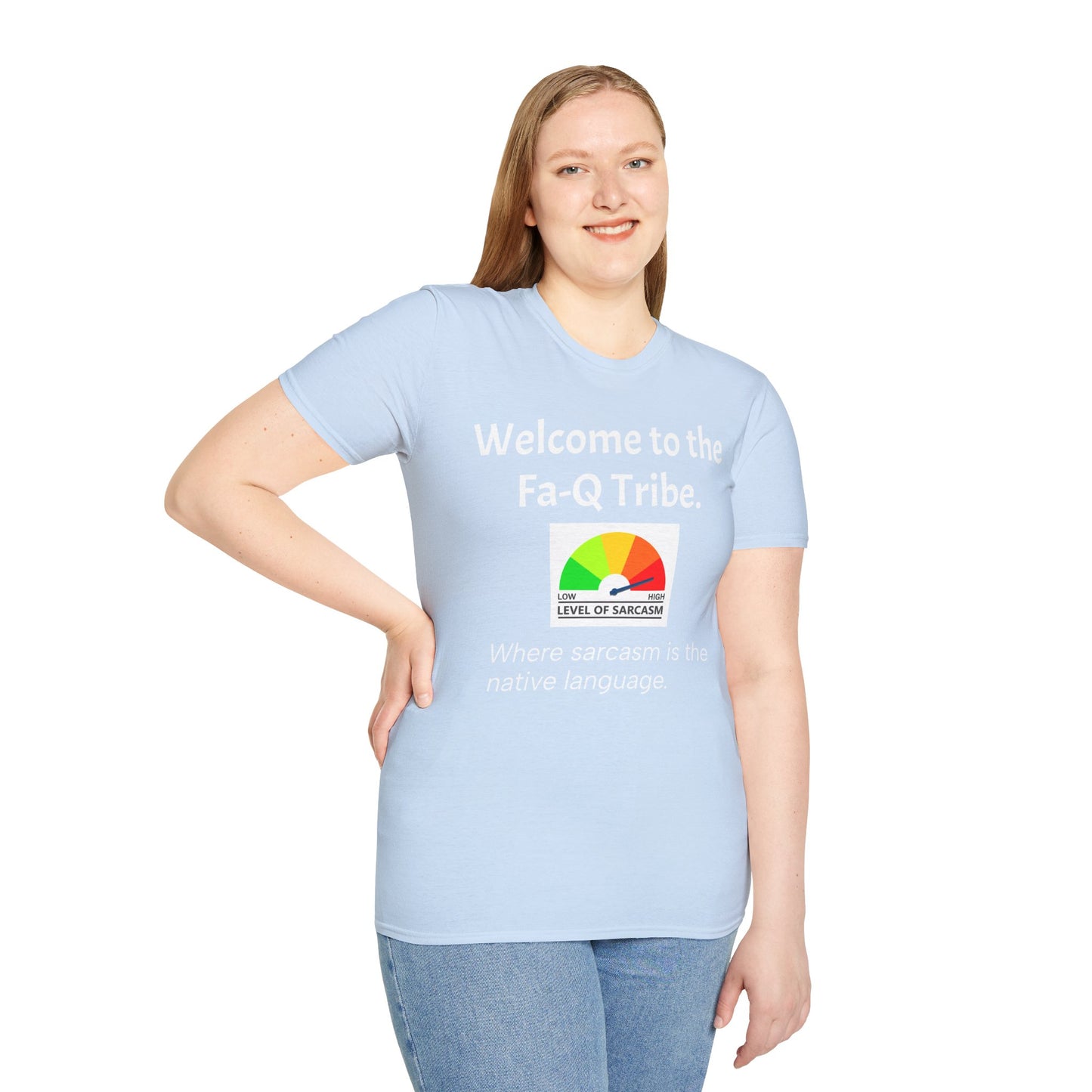 “Fa-Q Tribe” Pun Tee – Unisex Softstyle, Adult Humor Apparel