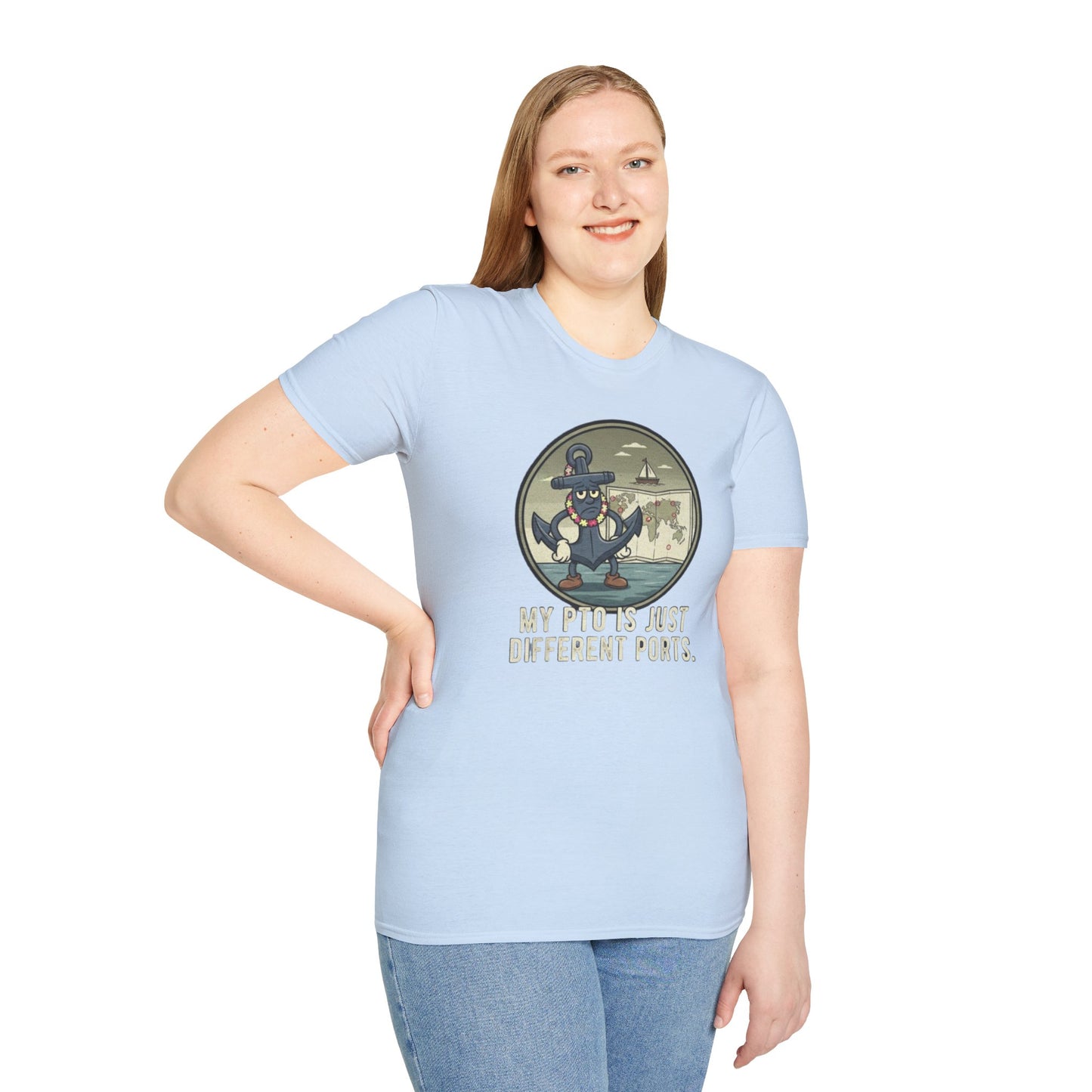 “My PTO is Just Different Ports” – The US Navy Shore Leave Shirt