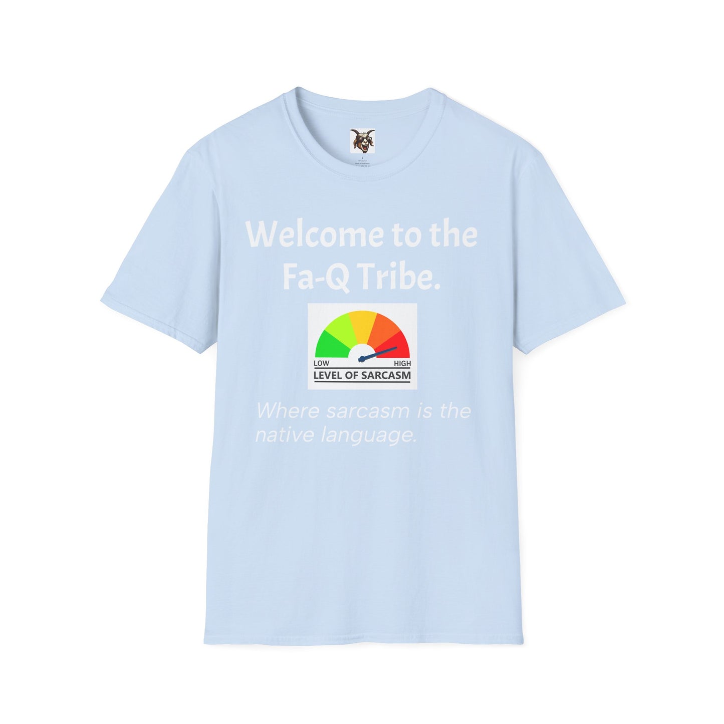 “Fa-Q Tribe” Pun Tee – Unisex Softstyle, Adult Humor Apparel