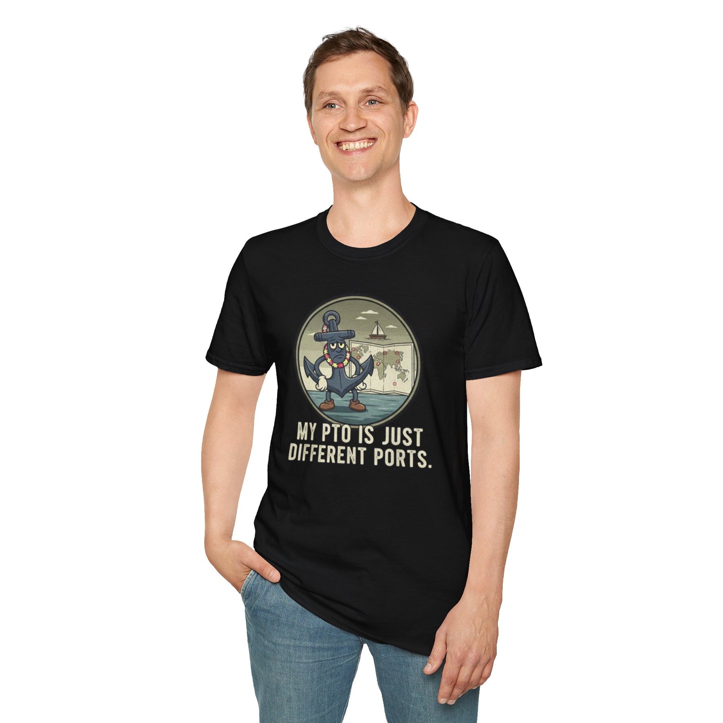 “My PTO is Just Different Ports” – The US Navy Shore Leave Shirt