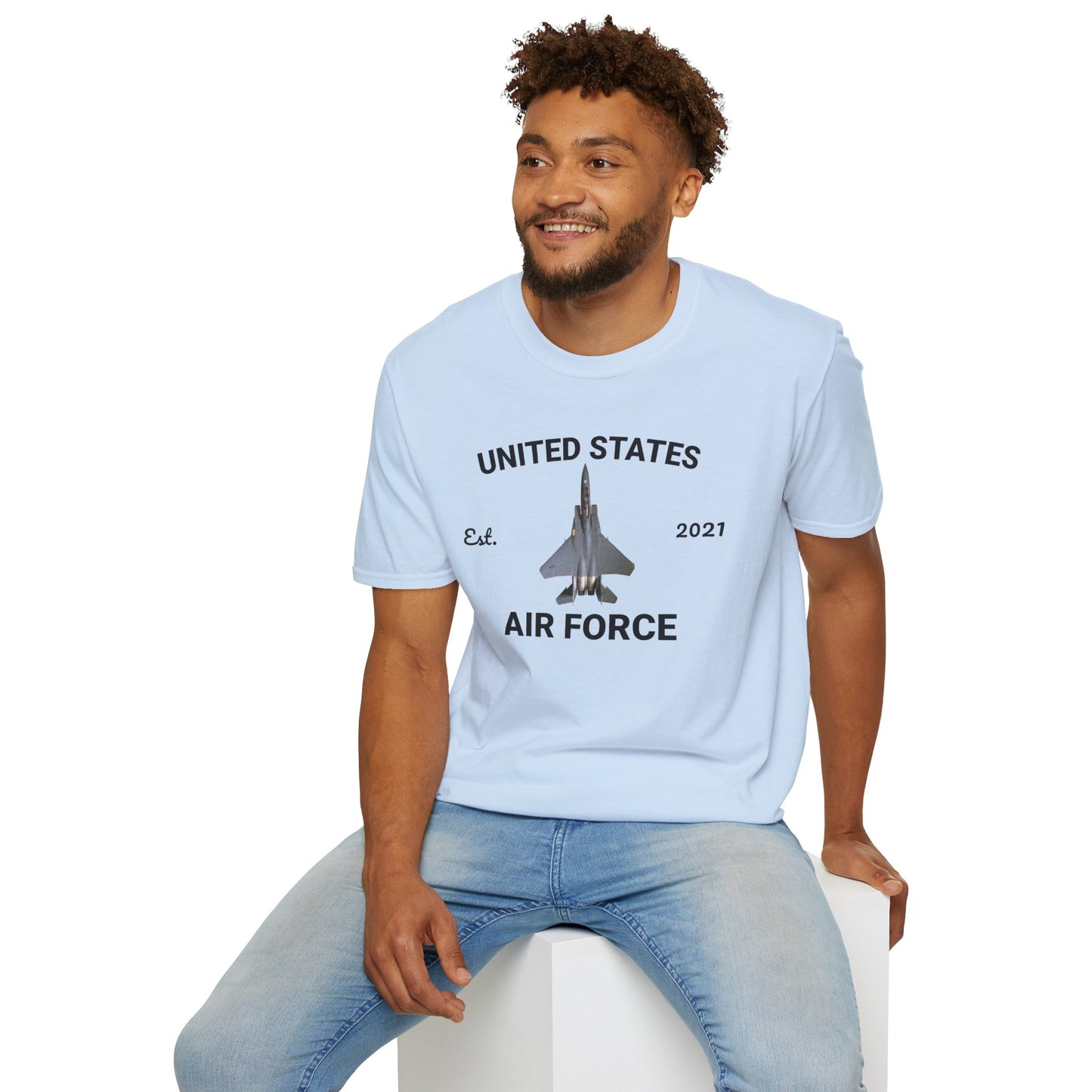 Air Force Softstyle Unisex Tee – Proud, Soft, and Patriotic