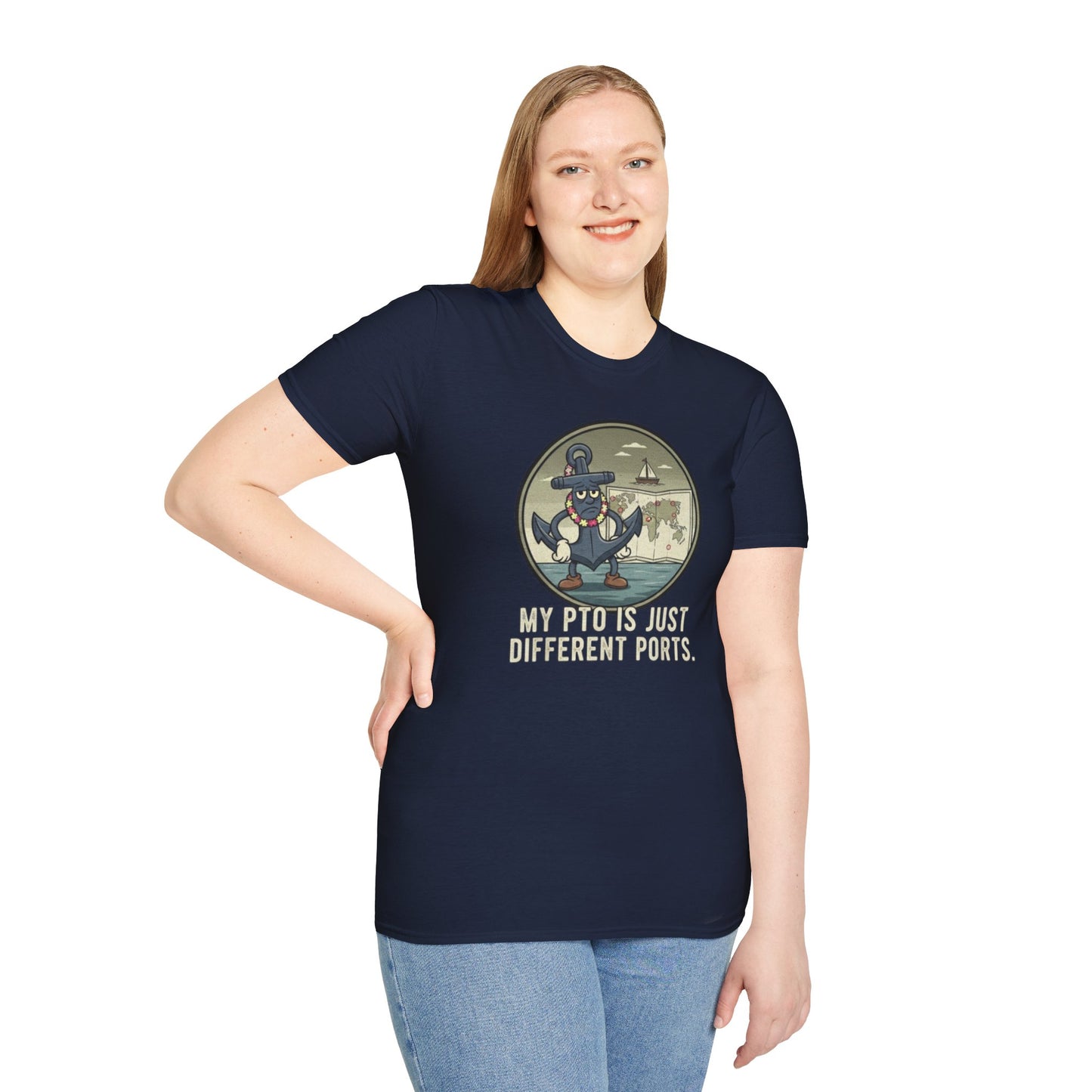 “My PTO is Just Different Ports” – The US Navy Shore Leave Shirt