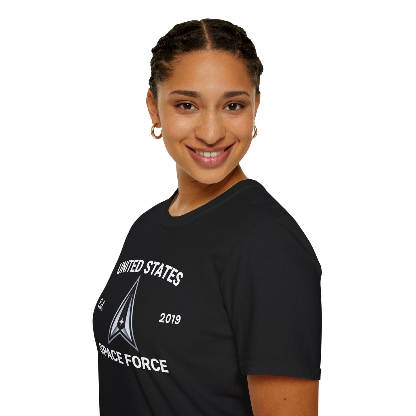US Space Force Softstyle Tee – Fly High, Stay Comfortable