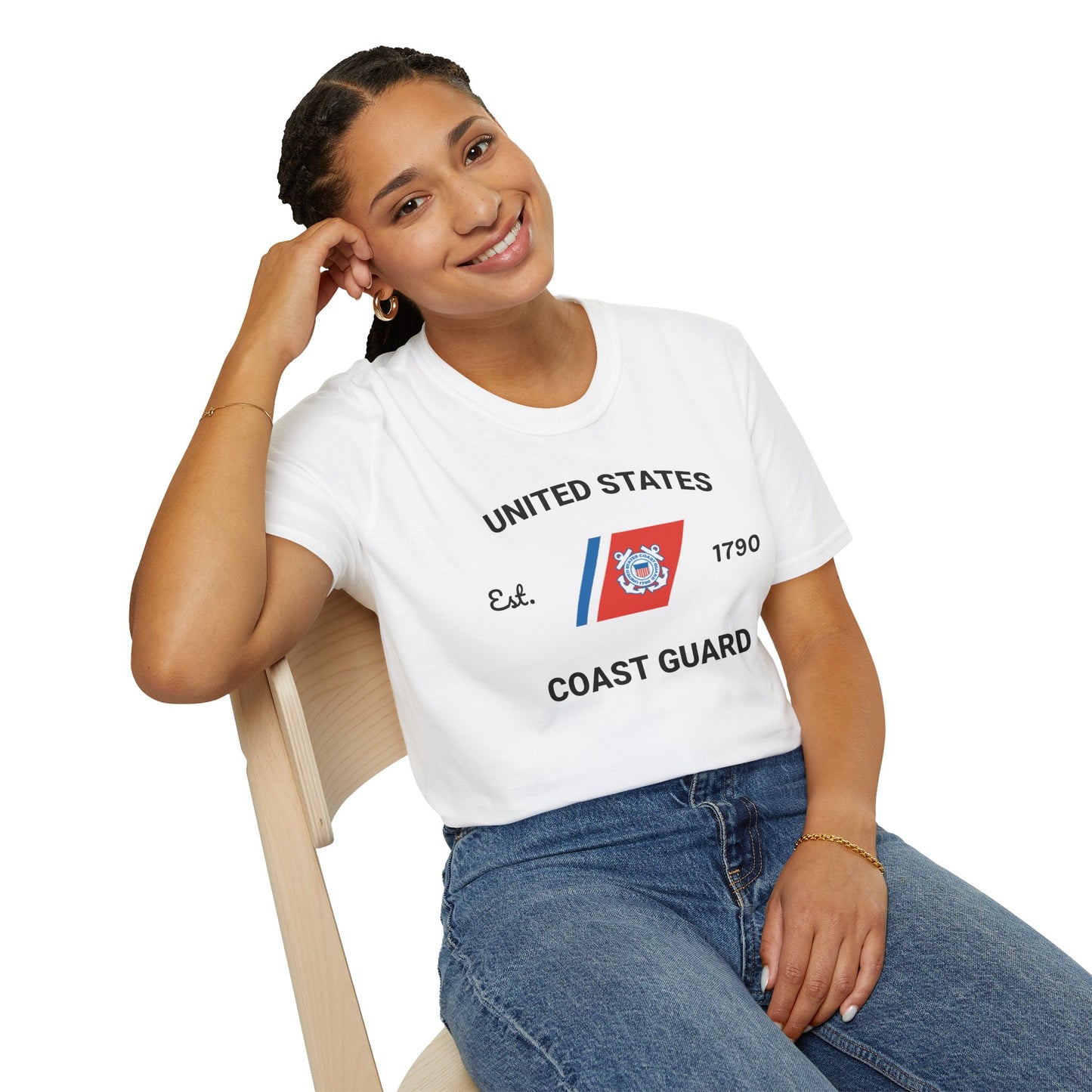 Coast Guard Softstyle Graphic Tee – Unisex Fit