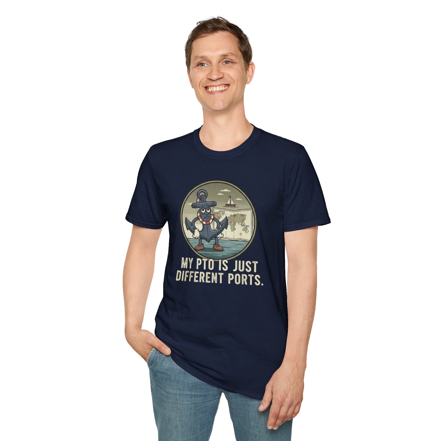 “My PTO is Just Different Ports” – The US Navy Shore Leave Shirt