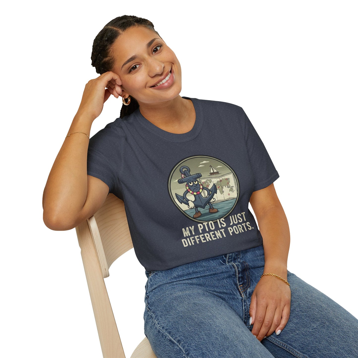 “My PTO is Just Different Ports” – The US Navy Shore Leave Shirt