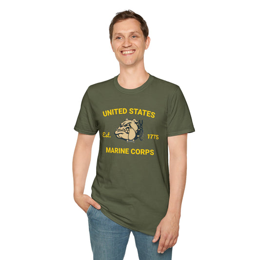 USMC Unisex Soft style Tee – Proud Marine Corps Comfort