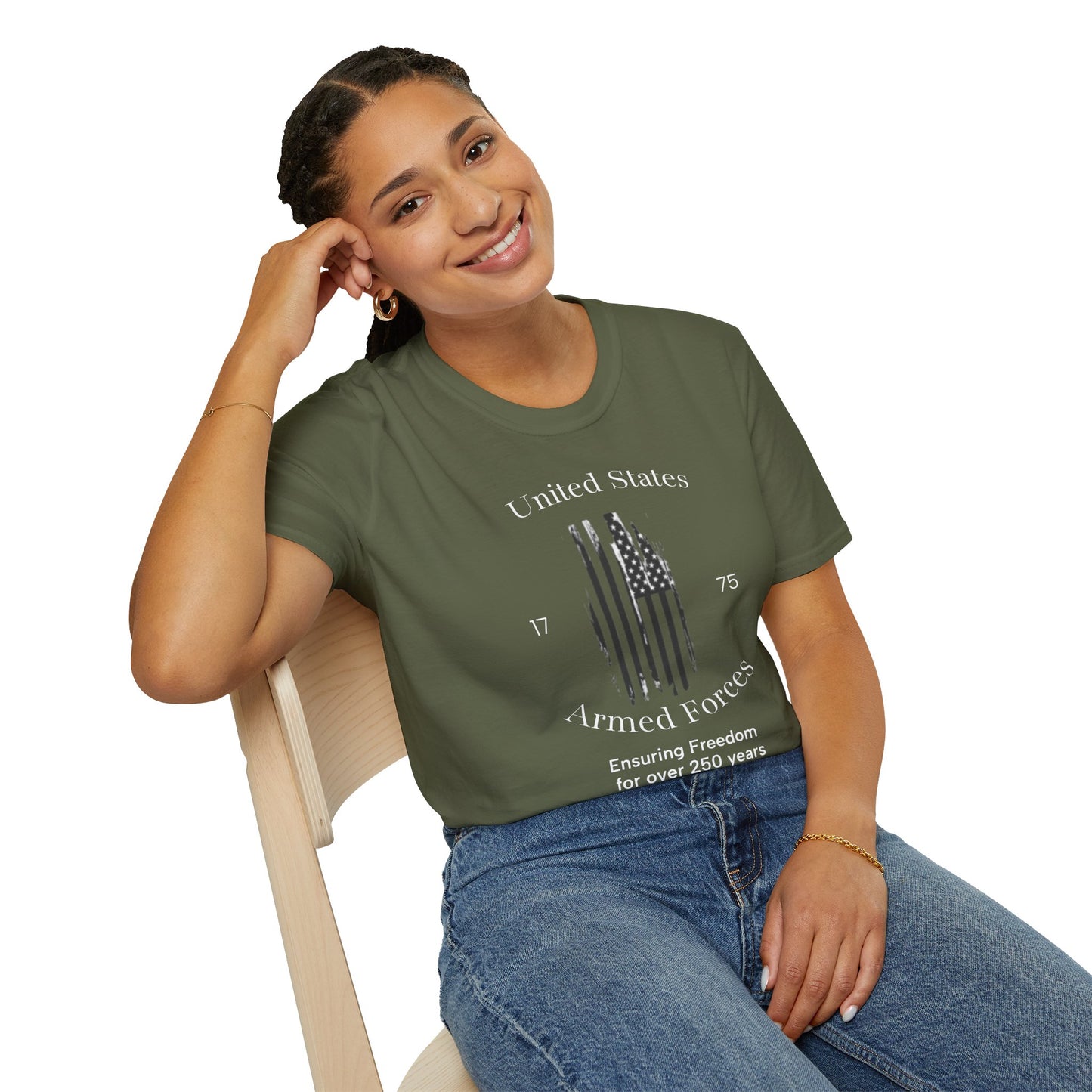 “US Armed Forces” Tee – Soft style Comfort with Military Pride