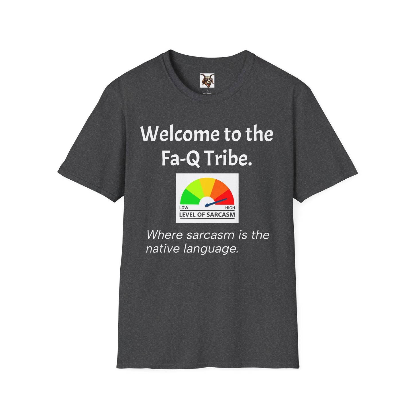 “Fa-Q Tribe” Pun Tee – Unisex Softstyle, Adult Humor Apparel