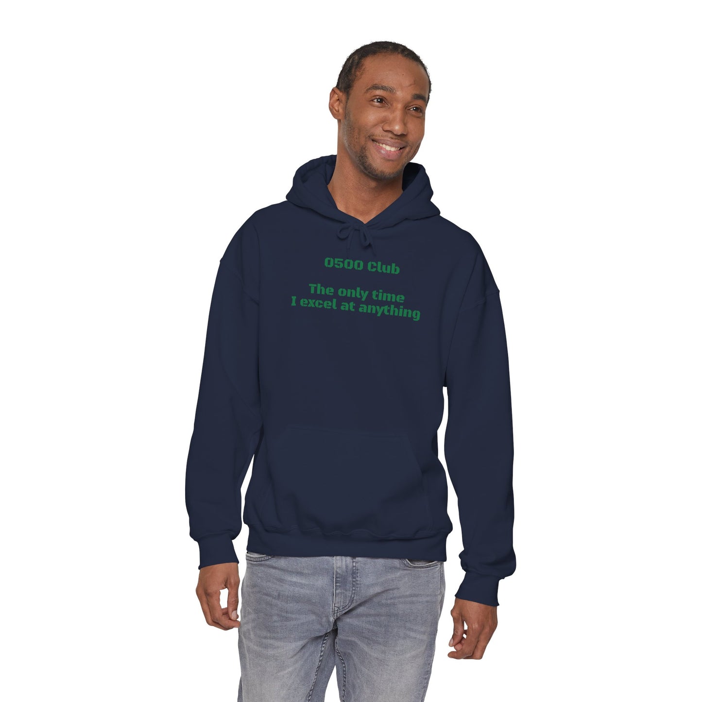 “0500 Club” Heavy Blend Hoodie – Military Morning Motivation (Sort of)