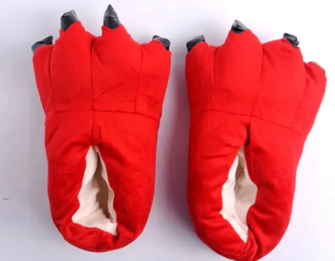 Dinosaur Paw Slippers-Turn your floor into prehistoric territory—without the extinction risk.