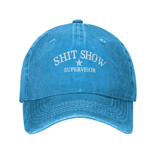 Shit Show Supervisor Hat — Unisex Dad Cap / Trucker Cap (Adjustable)
