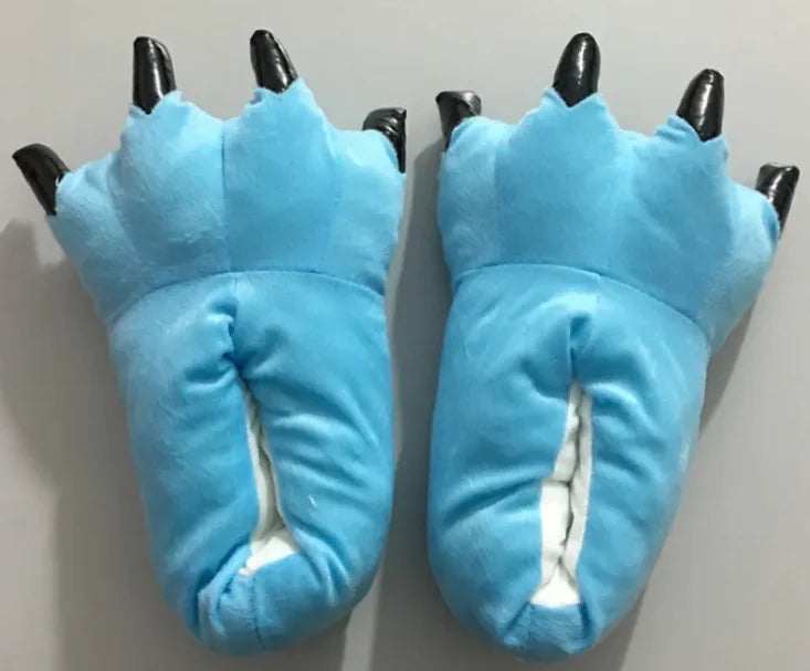 Dinosaur Paw Slippers-Turn your floor into prehistoric territory—without the extinction risk.