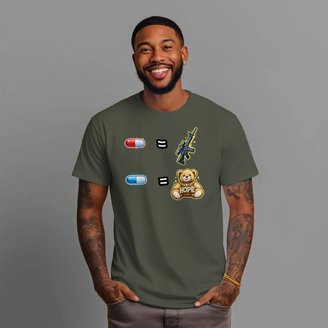 Red Pill / Blue Pill: Choose Your Reality Tee — Meme Decision Edition T-Shirt