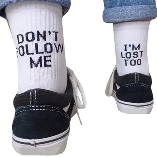 "Warning: These socks don’t just walk—they subliminally sass, wink, and drop punchlines."