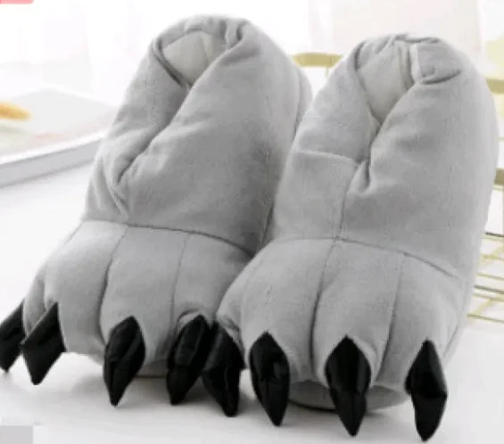 Dinosaur Paw Slippers-Turn your floor into prehistoric territory—without the extinction risk.