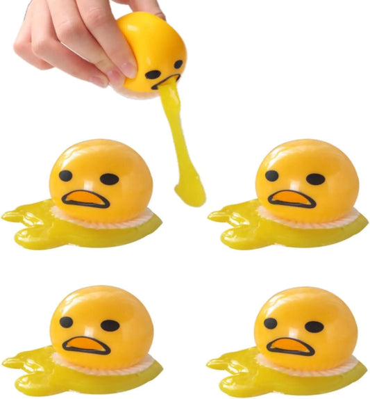 Egg-citing Stress Relief: 5Pcs Vomiting Egg Stress Balls