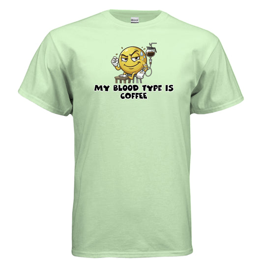 The 'My Blood Type is Coffee' Shirt