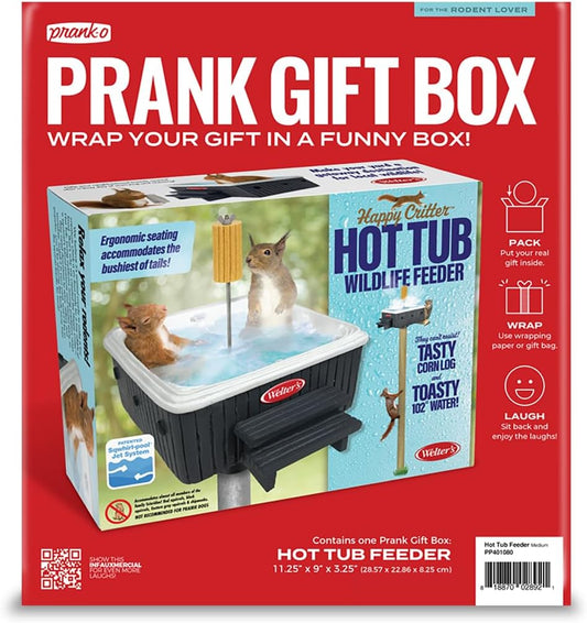Squirrel Hot Tub Prank Gift Box – Hilarious Gag Wrap for Any Occasion!