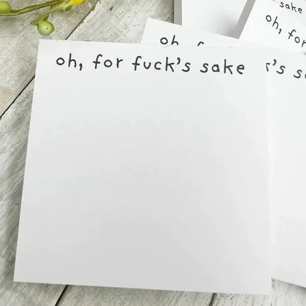 Funny Sticky Notes — Snarky Memo Pads for Work or Home